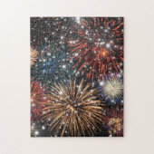 Sparkly Fireworks Puzzle Legpuzzel (Verticaal)