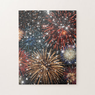 Sparkly Fireworks Puzzle Legpuzzel