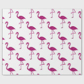 Sparkly flamingo Pink glitter sparkeert patroon Cadeaupapier (Vlak)