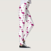 Sparkly flamingo Pink glitter sparkeert patroon Leggings (Rechts)