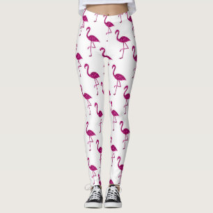 Sparkly flamingo Pink glitter sparkeert patroon Leggings