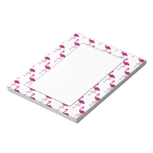 Sparkly flamingo Pink glitter sparkeert patroon Notitieblok