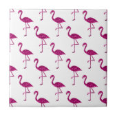 Sparkly flamingo Pink glitter sparkeert patroon Tegeltje (Voorkant)