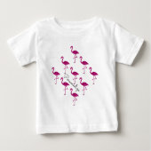 Sparkly flamingo Pink glitter sparkles personalise (Voorkant)