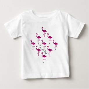 Sparkly flamingo Pink glitter sparkles personalise