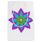Sparkly flower Eid Medium Cadeauzakje (Voorkant)