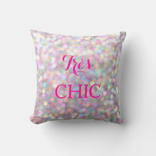 Sparkly Fuchsia Zeer CHIC Pillow Kussen