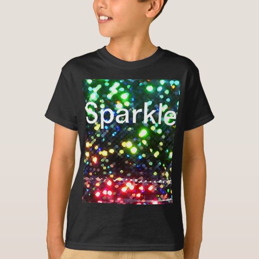 Sparkly Fun Glittery T-shirt (Voorkant)