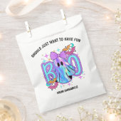 Sparkly Ghost Ghouls Wil Have Fun Halloween Bedankzakje (Geknipt)