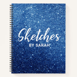 Sparkly Glitter Artist Sketchbook Notitieboek Noti