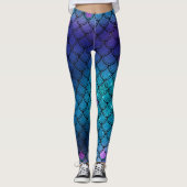 Sparkly Glitter Mermaid Leggings (Voorkant)