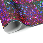 Sparkly Glitter Pattern - Kerstmis Cadeaupapier (Rol Hoek)