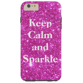 Sparkly Glitter Pink Glam Cricket Diane Tough iPhone 6 Plus Hoesje
