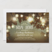 Sparkly glitter string lichten modern vrijgezellen kaart (Voorkant)