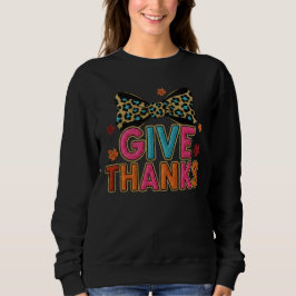 Sparkly Glitter Thanksgiving Holiday Trui