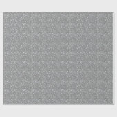 Sparkly Glittery Vibrant Silver Cadeaupapier (Vlak)