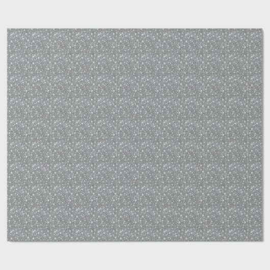 Sparkly Glittery Vibrant Silver Cadeaupapier (Vlak)