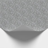 Sparkly Glittery Vibrant Silver Cadeaupapier (Hoek)