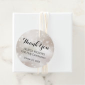 Sparkly Gold Celestial First Heilige Communie Bedankjes Labels (In situ)