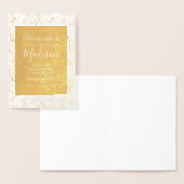 Sparkly Gold Confetti Folie Kaarten (Display)