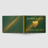 Sparkly Gold en Green Mystical Gastenboek (Volledig)
