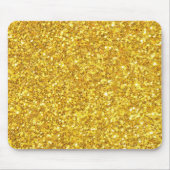 Sparkly Gold Glitter Muismat (Voorkant)