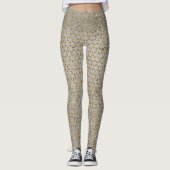Sparkly Gold Leggings (Voorkant)