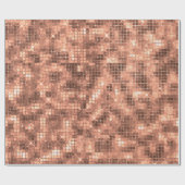 Sparkly Gold Luxury Sparkle Girly Sequins Party Cadeaupapier (Vlak)