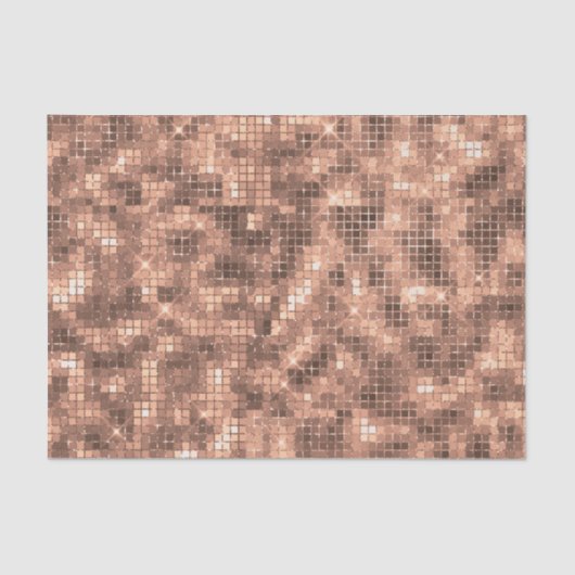 Sparkly Gold Luxury Sparkle Girly Sequins Party Tissuepapier (Voorkant)