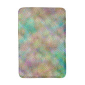 Sparkly Gold Rainbow Lights Chevron Pattern Badmat (Voorkant Verticaal)