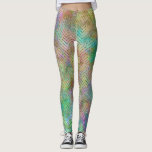 Sparkly Gold Rainbow Lights Chevron Pattern Leggings<br><div class="desc">Leggings.</div>