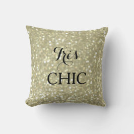 Sparkly Gold Zeer CHIC Pillow Kussen