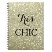 Sparkly Gold ZY CHIC Notitieboek (Voorkant)