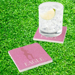 Sparkly Golf Coasters Stenen Onderzetter