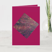 Sparkly gouden en roze wenskaart bedankkaart (Voorkant)