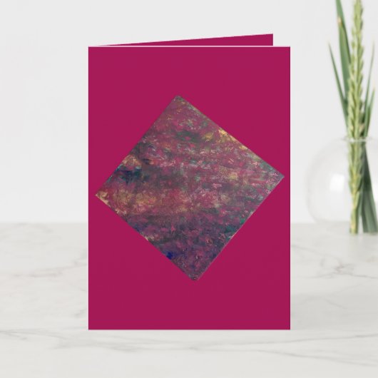 Sparkly gouden en roze wenskaart bedankkaart (Voorkant)