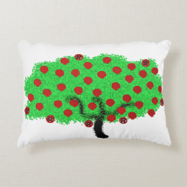 Sparkly granaatappelboom Tu B'Shvat Shavuot Accent Kussen