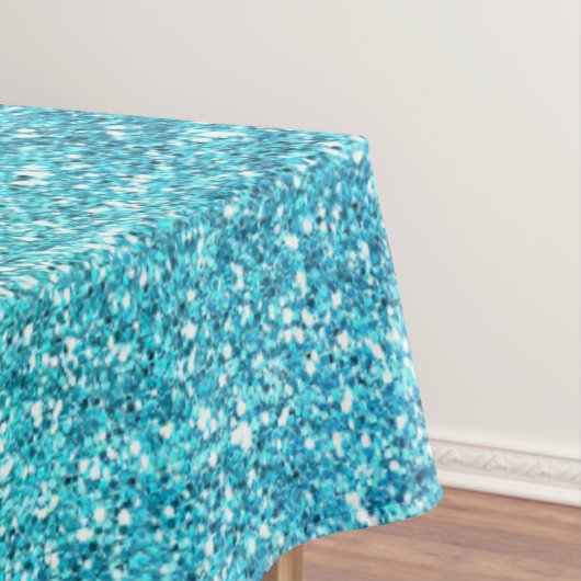 Sparkly Green & Blue Gradient Glitter Tafelkleed (Voorbeeld)