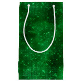 Sparkly Green Folie Klein Cadeauzakje (Voorkant)