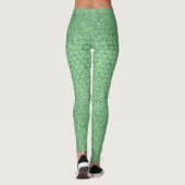 Sparkly groene Leggings (Achterkant)