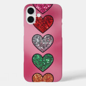Sparkly Heart Love Case (Achterkant)