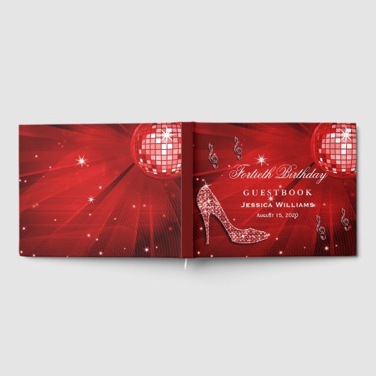 Sparkly Heels, Muziek, Disco Ball Party Gastenboek (Volledig)