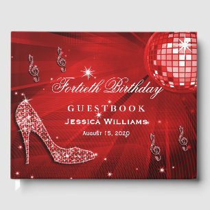 Sparkly Heels, Muziek, Disco Ball Party Gastenboek
