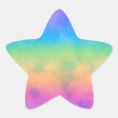 Sparkly Heet Rainbow Sky Sticker (Voorkant)