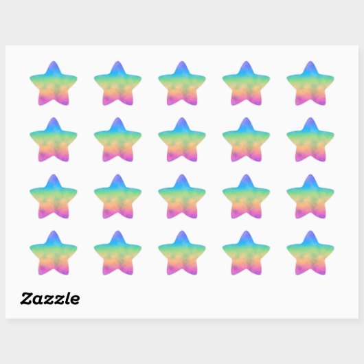 Sparkly Heet Rainbow Sky Sticker (Vel)
