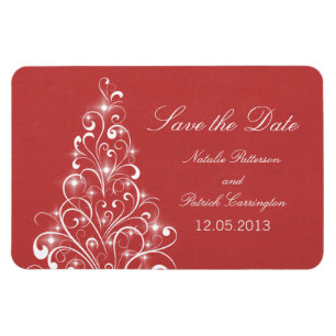 Sparkly Holiday Boom sparen de Magnet van de Datum Magneet