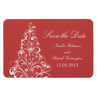 Sparkly Holiday Boom sparen de Magnet van de Datum Magneet