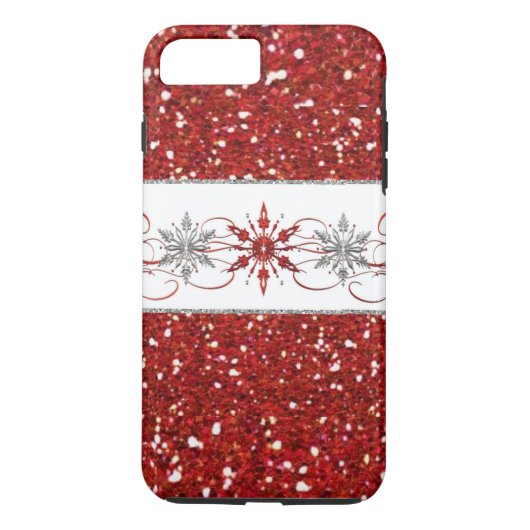 Sparkly Holiday iPhone 7 Plus Hoesje (Achterkant)