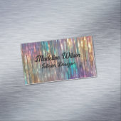 Sparkly Holografisch Magnetisch Visitekaartje (Voorbeeld)
