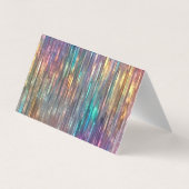 Sparkly Holografisch Visitekaartje (Achterkant)